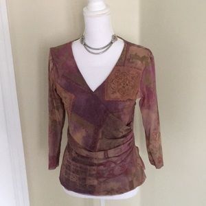 Therapy crossbody blouse.